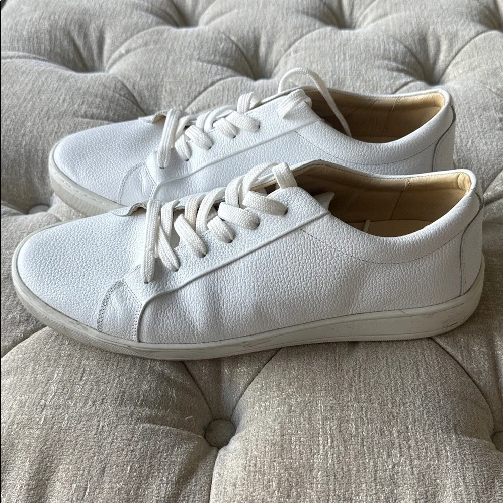 Mercanti Fiorentini MF‎ Sneakers Men's US 12 White Leather Low Top Shoes